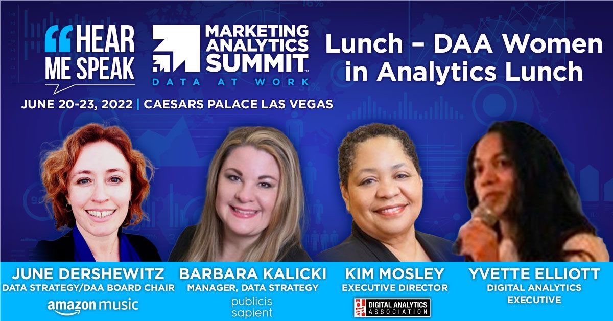 babs76_'s tweet photo. How do you #innovate and deal with tech debt? Attend the @MAS_conf Las Vegas and hear June Dershewitz speak on #digitalanalytics - then hear us speak with Kimberly Mosley &amp; Yvette Elliott, at DAA Women in #Analytics Luncheon. Register now! 
https://t.co/PYH6PQYbcX
 #marketing https://t.co/hAfuLQZA0Y