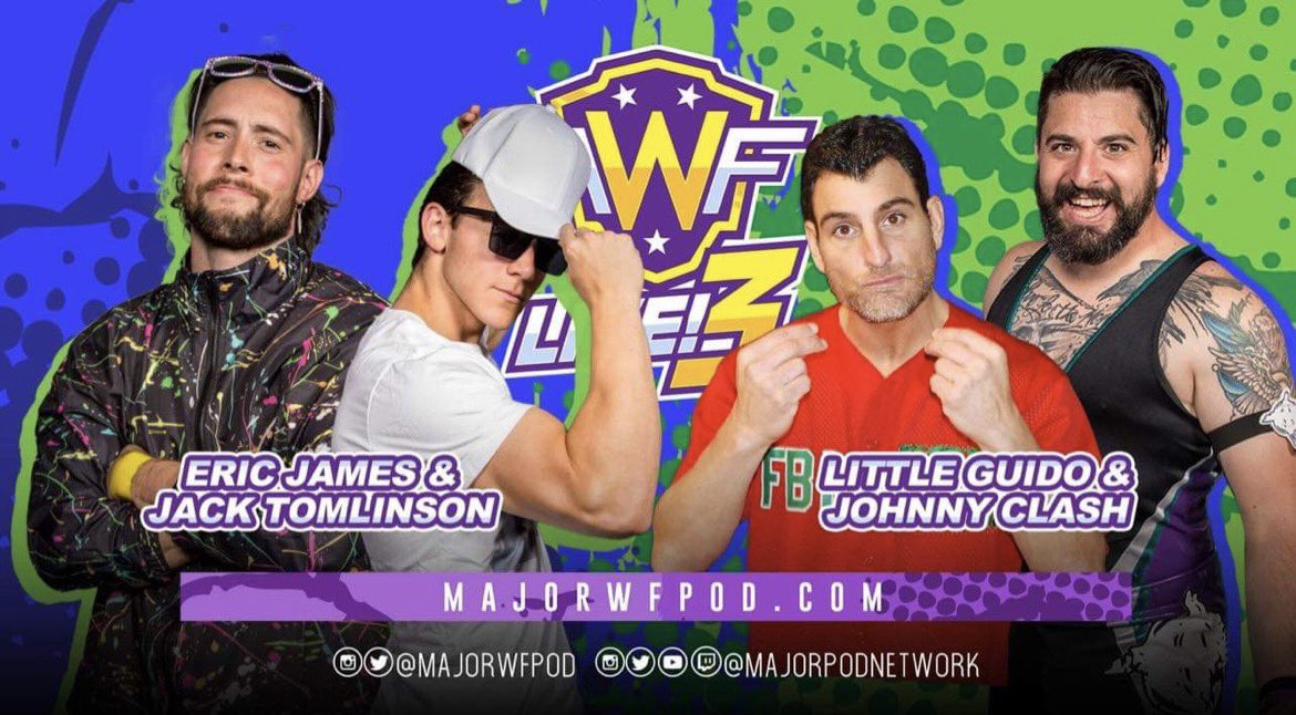 jacktomlinson00's tweet photo. 🚨TONIGHT🚨

Larger Than Life is coming to #FWFLive3 to sing, dance, wrestle and get the W!

🤼 @MajorPodNetwork @CreateAPro 

FWF Live 3
May 15, 2022
3pm Meet &amp; Greet | 5pm Bell
All Sportz Melville 
100 Ruland Road Melville, NY

#LargerThanLife #MajorWFPod #MajorPodNetwork https://t.co/2jCh4jbMiR