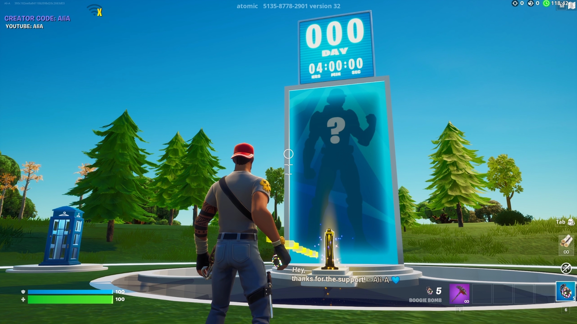 Ali a best sale first fortnite video