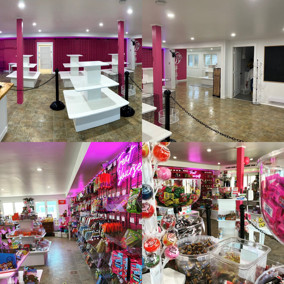 ellis_perrin's tweet photo. How it started vs. How it’s going 

Today I celebrate our 1 year! What a ride it has been… but a sweet ride 

Most importantly, THANK YOU to this amazing community that we are honoured to be a part of 

follow my journey @candyrushmuskoka

#HappyBirthdayToUs #candyrushturnsone https://t.co/2DNGuBxFEI