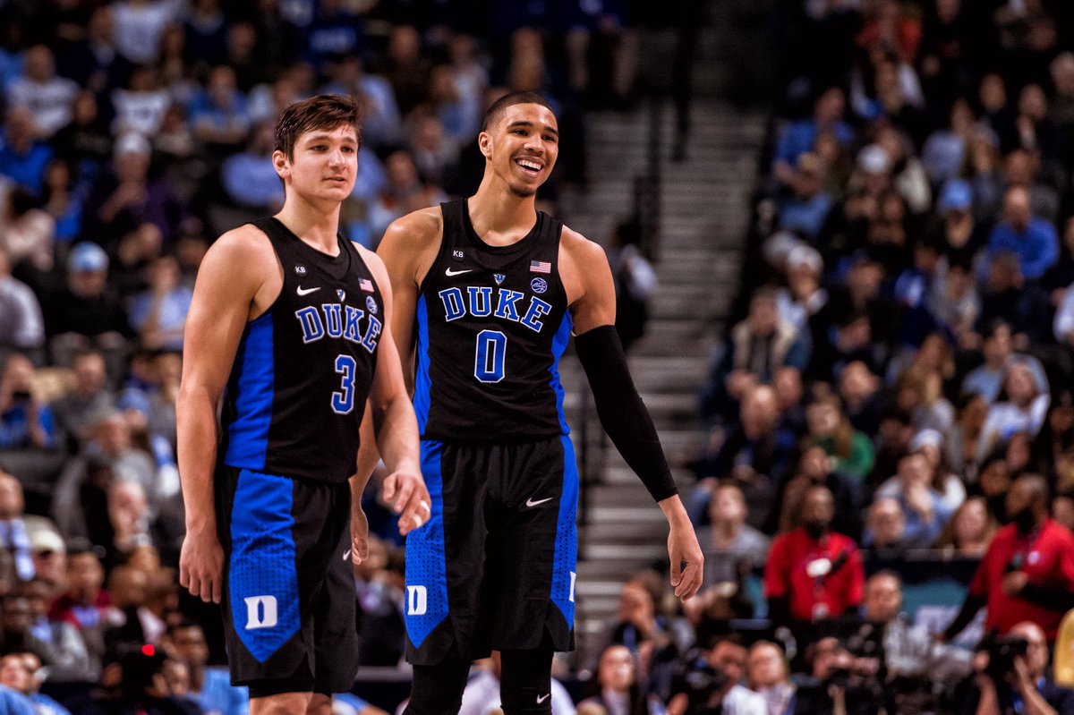 RT @BlueDevils: Grayson Allen vs Jayson Tatum game 7 today.
Winner goes to the ECF. https://t.co/hkqauXrwsc