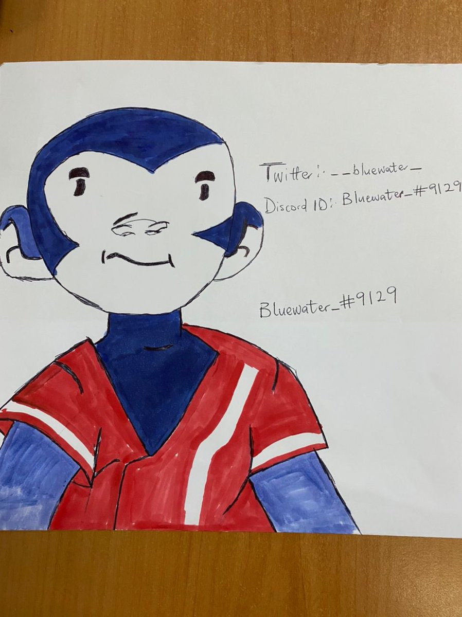 _exitliquidity's tweet photo. Made fanart for @justape_ 
Congratulations on reaching 33,333 followers on Twitter 🍌🍌🍌🍌
#apish so bullish on this project.🐒 https://t.co/NyM3mr39jj