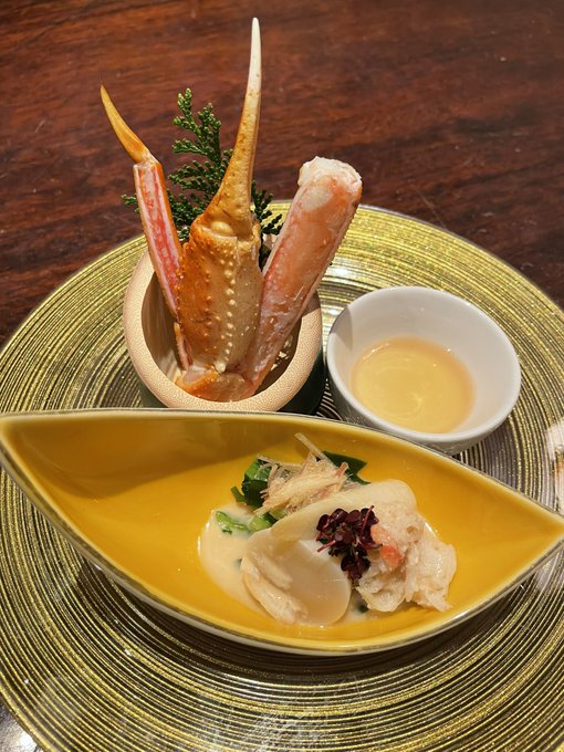 蟹🦀蟹🦀 美味しかった🤤 https://t.co/rrpCF5vMFF