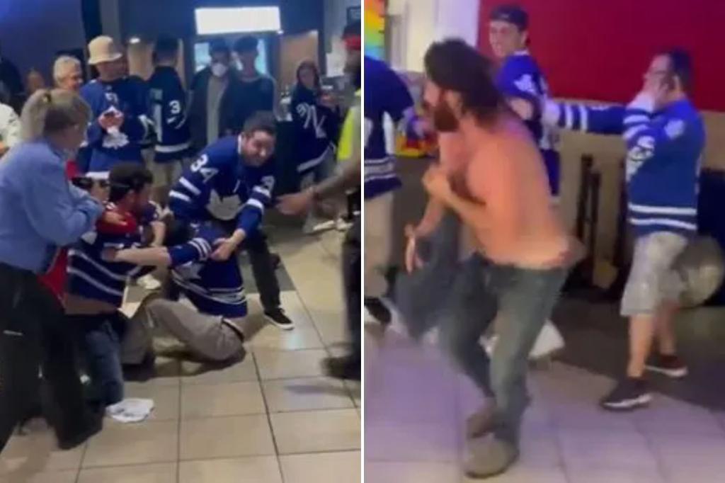 Maple Leafs fans turn on each other in concourse fights after Game 7 loss trib.al/EorxXFj