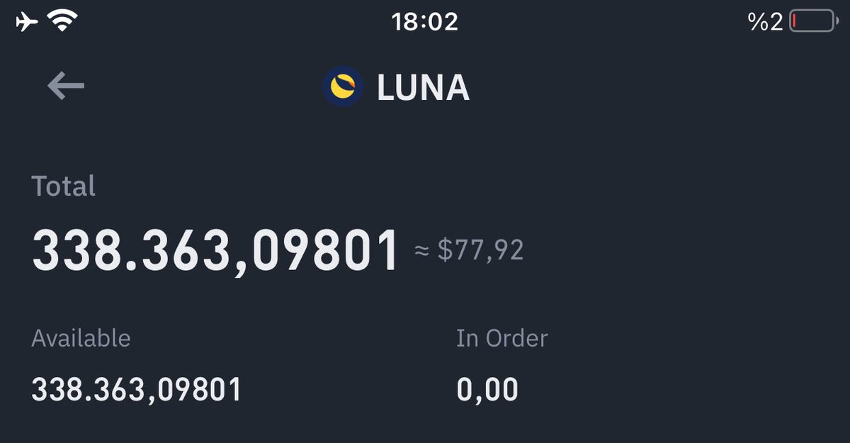 MahmouADAM78's tweet photo. @terra_money I bought 383.363,00 Luna with amount of 15.000,00$ and now it becomes 78$ https://t.co/yESXEvMXeu