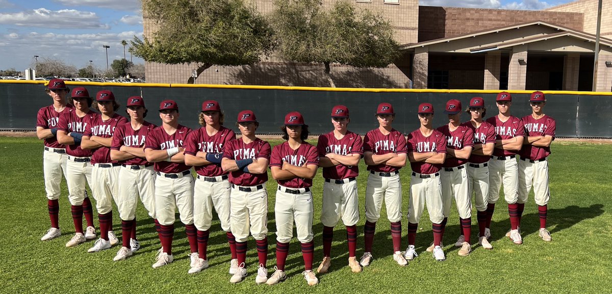 PerryBaseball07's tweet photo. From unranked to on the brink of a championship appearance at the end: the varsity season wrapped up in Game 2 of the semifinal series with Chandler. 

This group of Pumas was as gritty as they come. They represented the best of #PumaBall. Thank u to our 15 seniors! #brotherhood https://t.co/h6XhBG4EvP