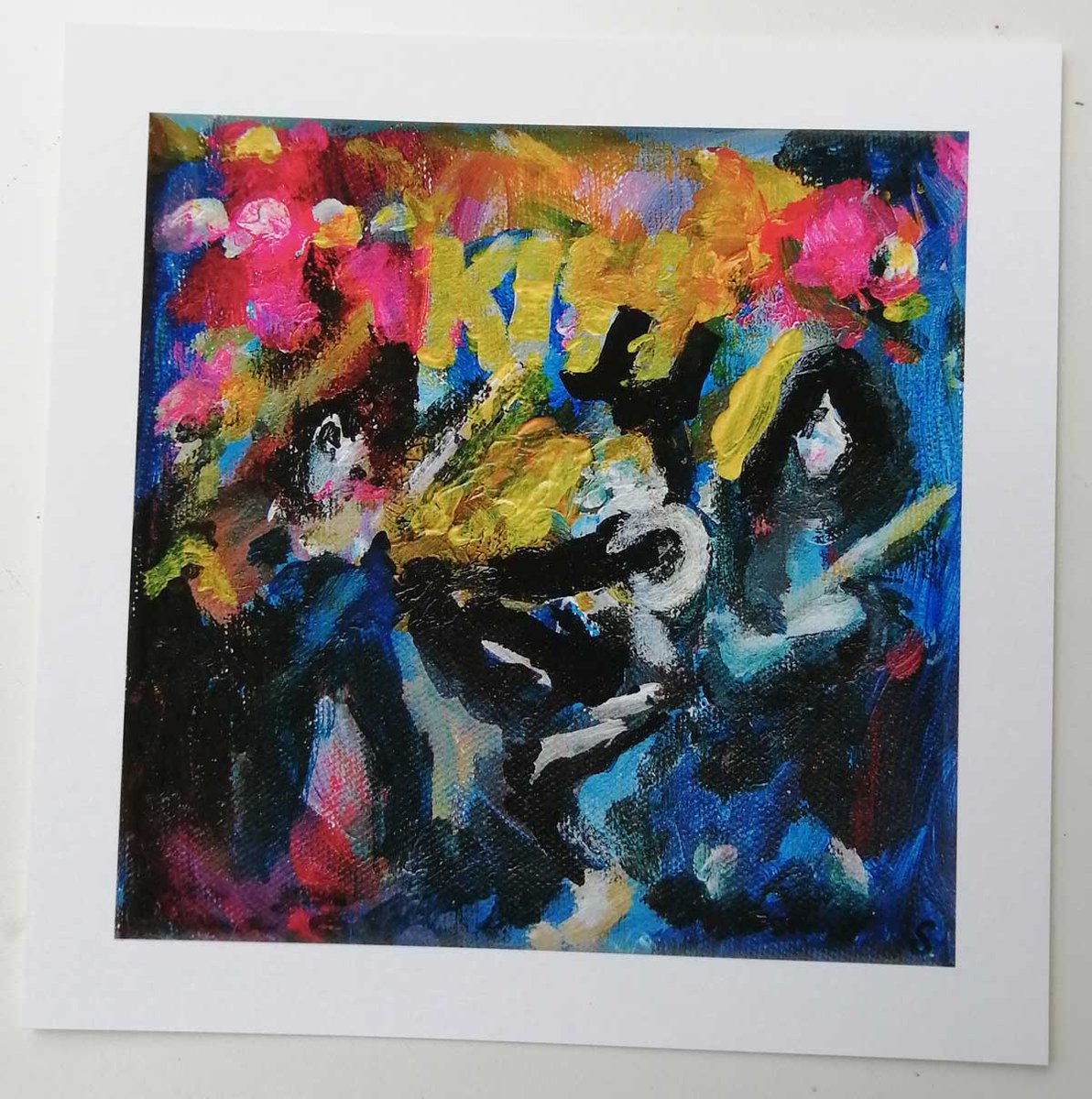 Sean_Worrall's tweet photo. The @artcarbootfair goes on today and until Monday evening on-line, entry is now free, most of the Electric paintings are sold now but there are limited edition prints of each one - https://t.co/PDbzKT3MhB #kiss #KingDrimson #AtomSeed #Painting #Art #ArtCarBootFair https://t.co/LJPA2Jvjaj