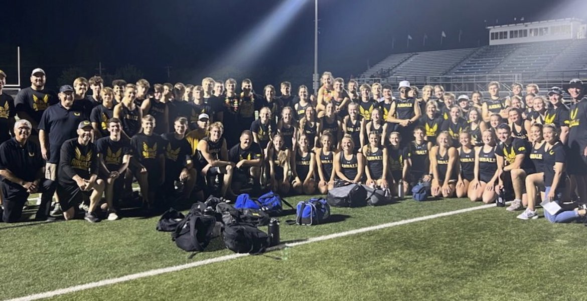 17 league titles in a row for Andale girls, 16 years in a row for Andale boys. What an incredible sports town in our state. #sportsinkansas