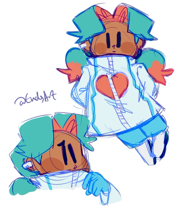elfilin and dedede gijinka concepts yeas

#kirby 