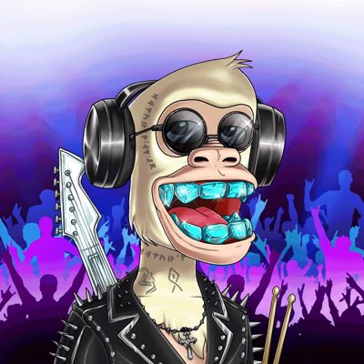 BuckheadVee's tweet photo. Everyone has a Rockstar lives within! 🎸
#RockstarApe https://t.co/TsUjhDll9b