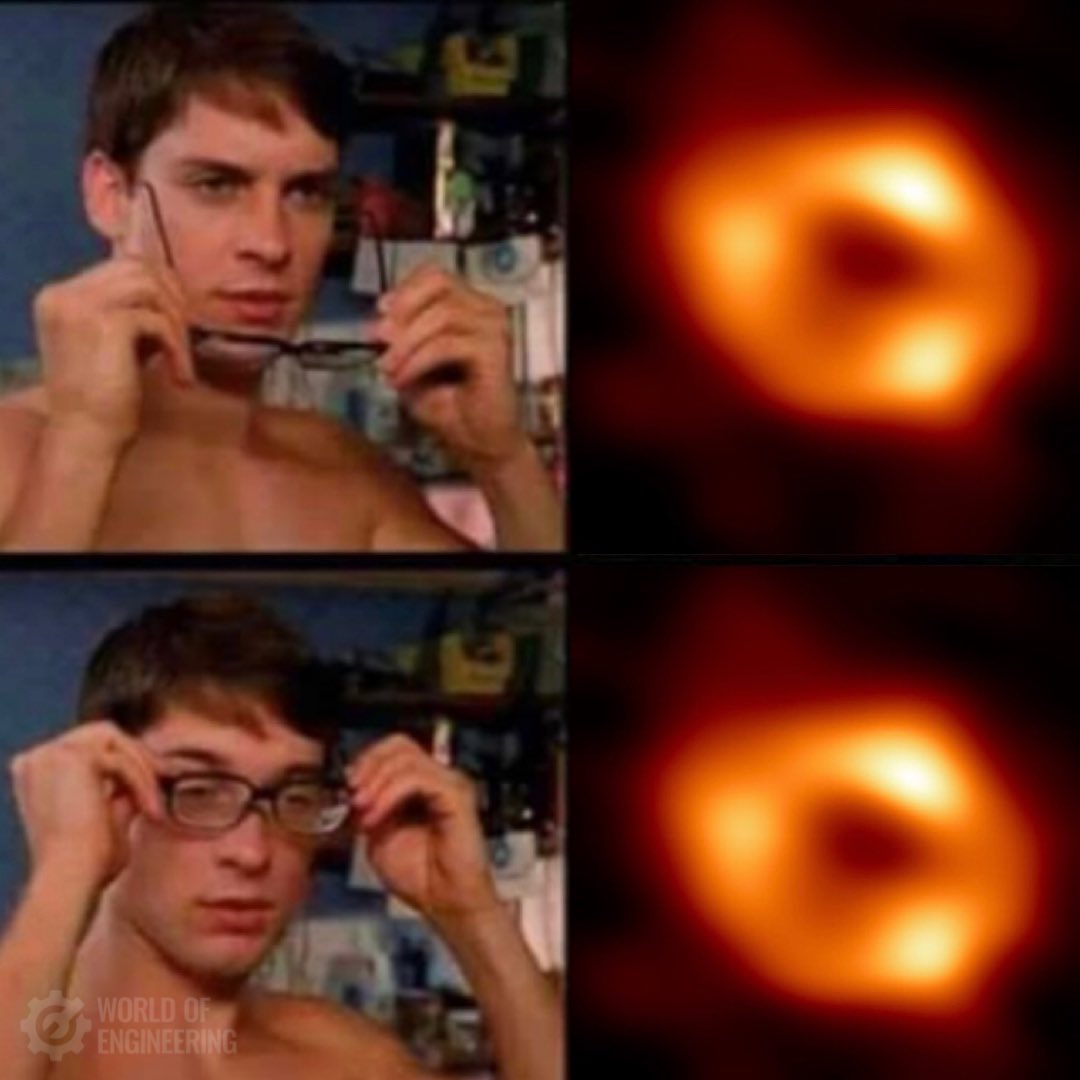 RT @engineers_feed: First image of the black hole at the centre of the Milky Way. https://t.co/C0vSF7iDDL