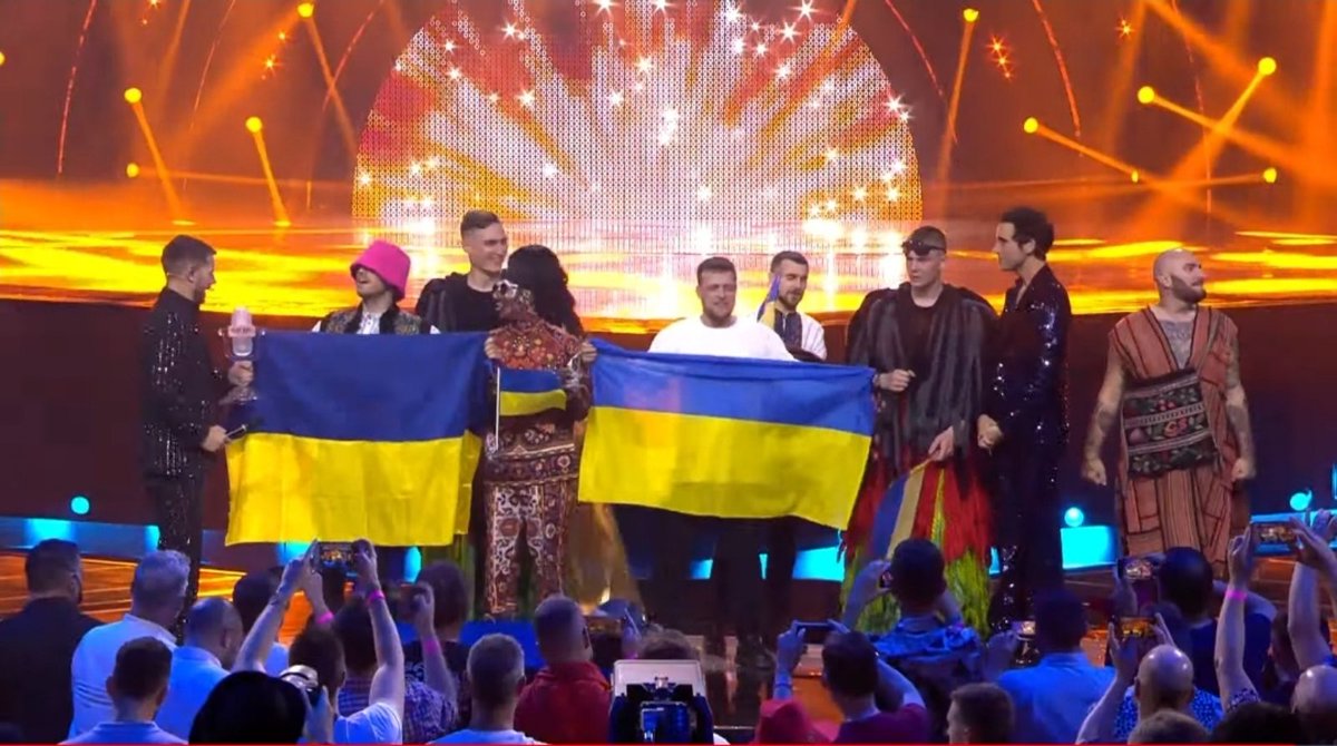 Viva Ukraine...
We won !!! At Eurovision !!!
Soon the Great Victory !!!
Glory to Ukraine!!!
Glory to heroes!!!

#OpenWorld