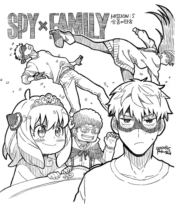 スパイファミリー第5話観ました。アーニャちゃんご褒美回!楽しいプロのごっこ遊び、大人の本気の悪ふざけっていいよね。黄昏に憧れるモブがいっぱい出て賑やかでよかった!
#SPY_FAMILY #スパイファミリー #感想絵 #アナログイラスト #鉛筆画 #pencilsketch 