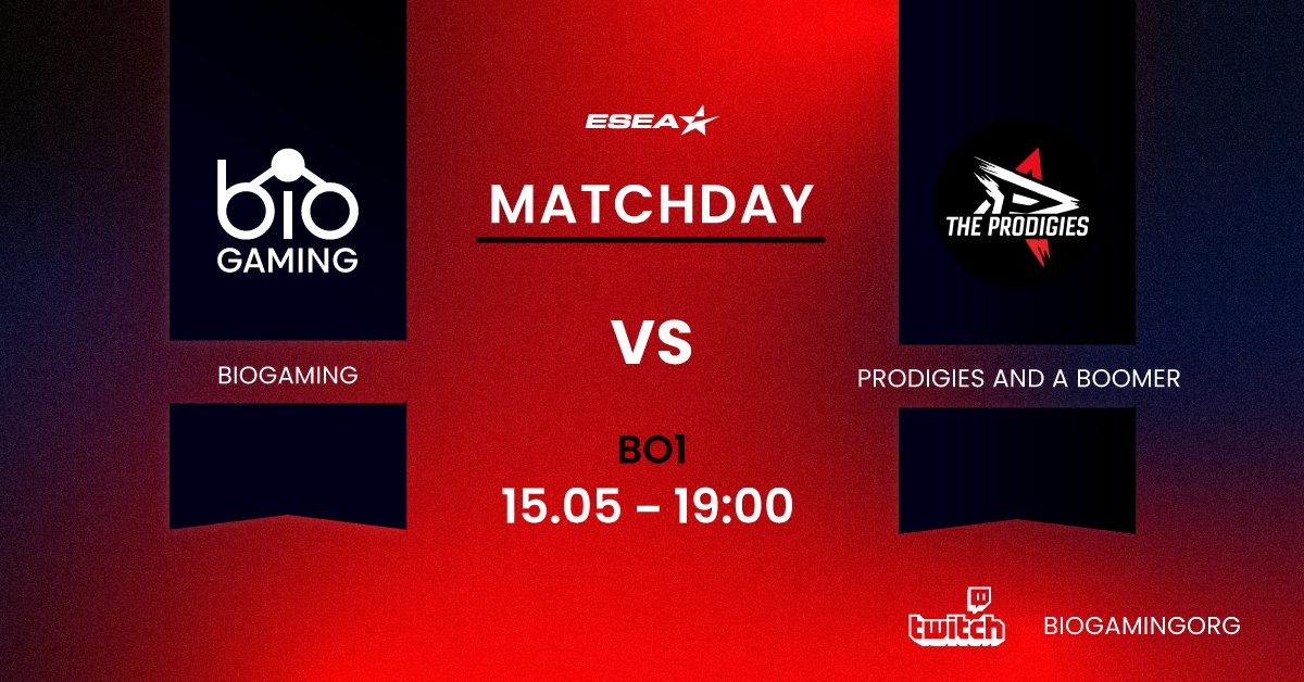 biogamingorg's tweet photo. Our team is playing 2 important games from LAN @ https://t.co/VD8K3snaA2 this evening, definitely there will be tension and competitiveness going on! @lainNyz will show his magic and play instead of @whitezins13! 💪🏻

🏆 @ESEA IM
🆚 🇫🇷 @ProdigyAgencyGG
 📍 de_inferno
⌚ 19:00 EET https://t.co/BfKyG2T4ql