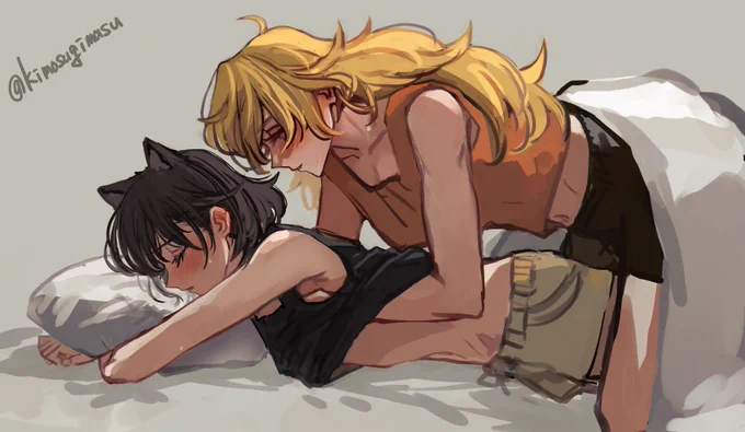 ややNSFW!!!!!!!!!
胸を触っているので 