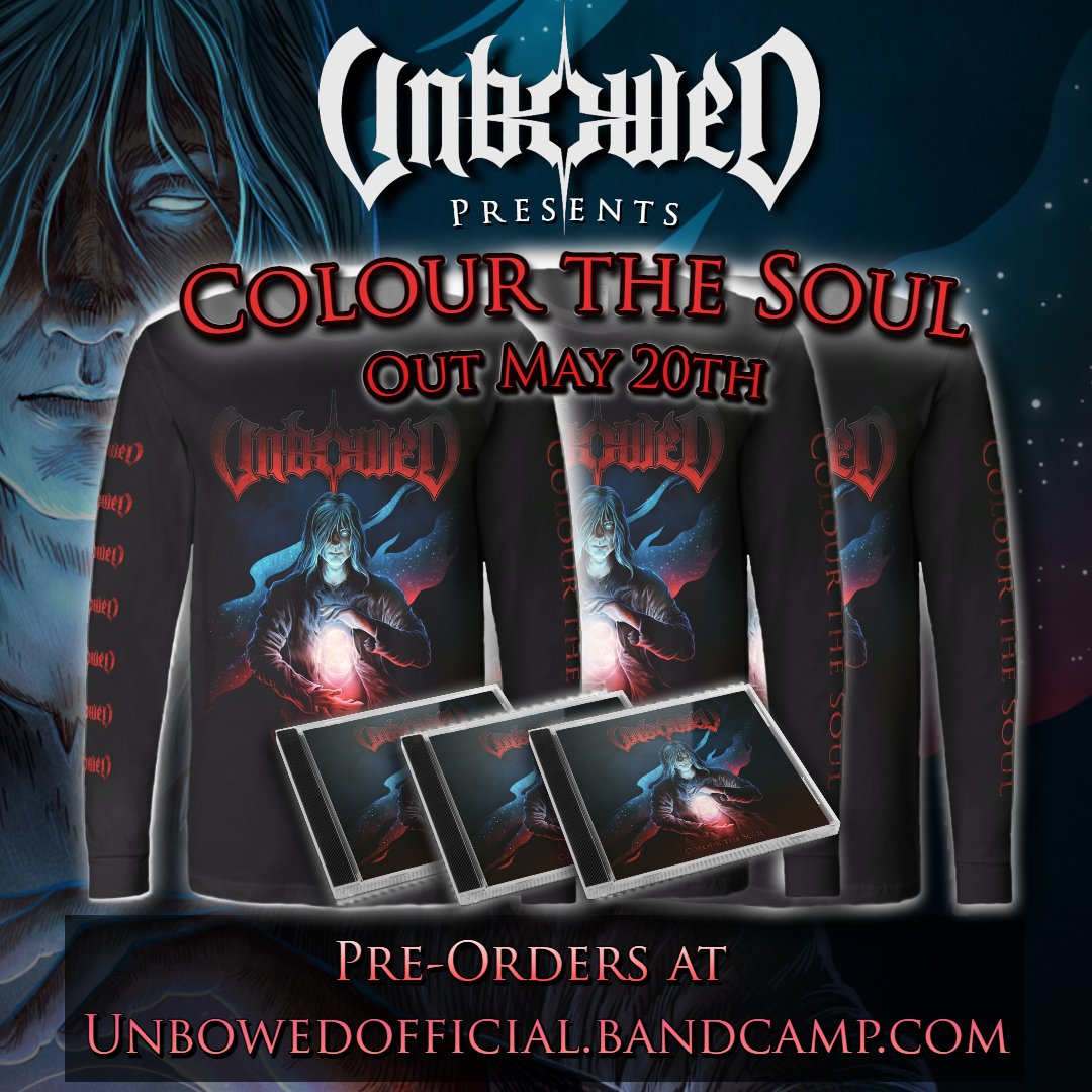 Just 5 days until the release of Colour the Soul!!

#unbowed #colourthesoul #albumoftheyear