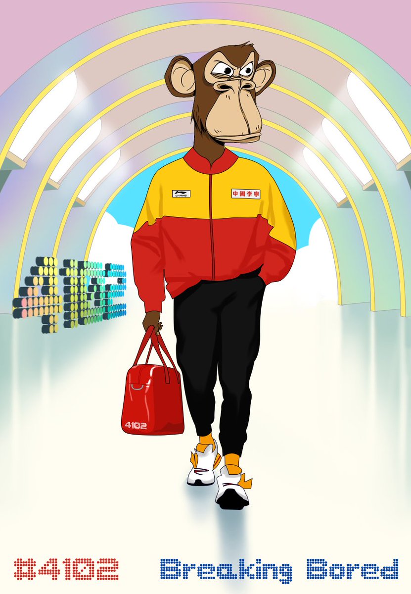 CreatorDAO ๐ Co-Create the Future (@creatordaocc) on Twitter photo Inspired by Li-Ning's BAYC#4102.
Thank you for your contribution to sports and fashion as well as being a supporter of <a href="/BoredApeYC/">Bored Ape Yacht Club ๐</a> and NFT creator economy.๐ฅ๐ฅ๐ฅ
From our CreatorDAO artist <a href="/Mini76162516/">0xGray82</a> and airdrop complete.โ
Tx:0x689ff3Ca56b7f226b82a8baec3602Ff08bE2408d Inspired by Li-Ning's BAYC#4102.
Thank you for your contribution to sports and fashion as well as being a supporter of <a href="/BoredApeYC/">Bored Ape Yacht Club ๐</a> and NFT creator economy.๐ฅ๐ฅ๐ฅ
From our CreatorDAO artist <a href="/Mini76162516/">0xGray82</a> and airdrop complete.โ
Tx:0x689ff3Ca56b7f226b82a8baec3602Ff08bE2408d