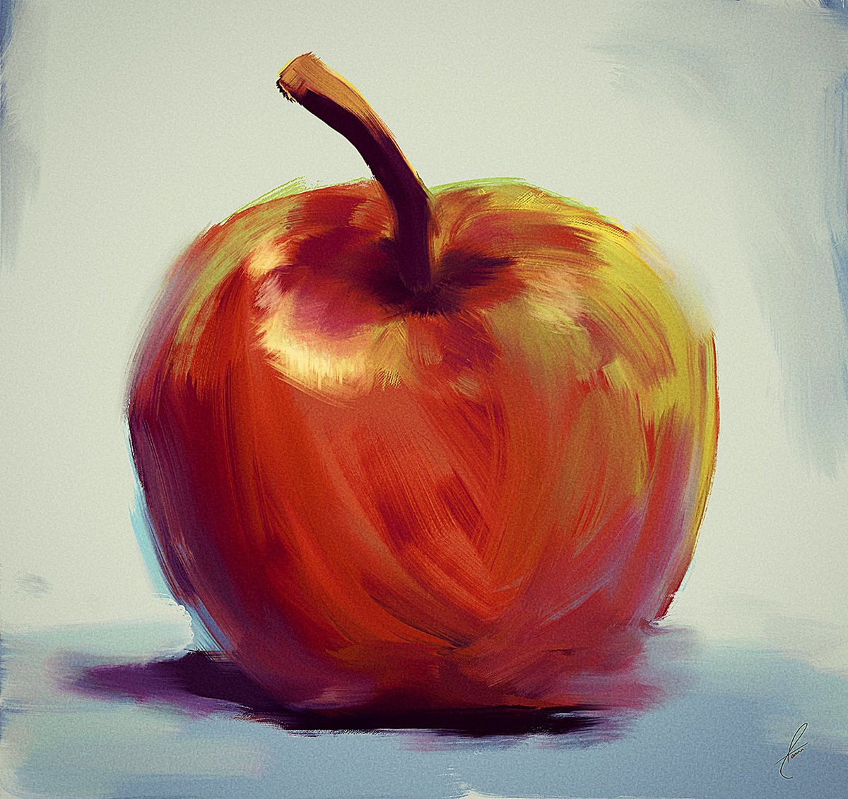 Just take a bite, every poison has a cure now #artwork #painting #digitalart