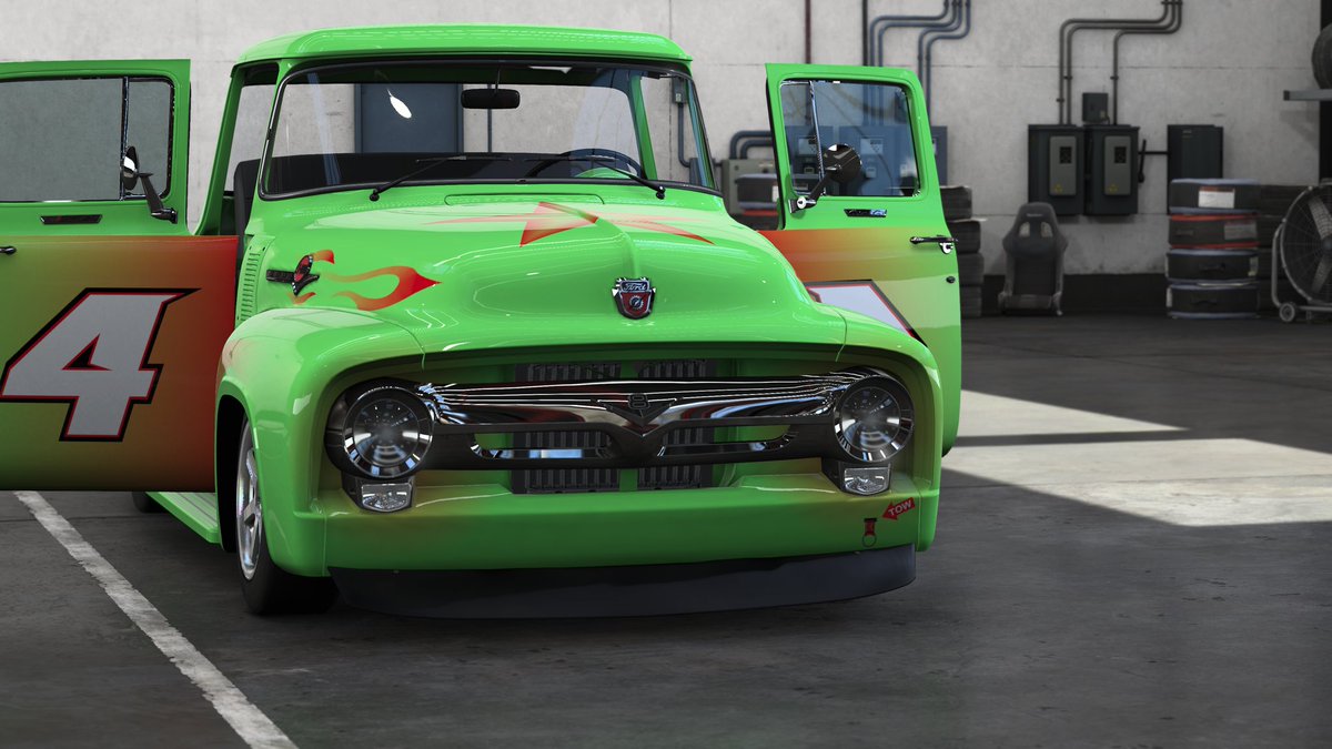 rogervadejocs's tweet photo. Jo ja m'he preparat la #pickup #FordF100 però veurem. Si seré capaç de controlar-la. Aquesta nit l'espectacle el tindreu a les 22h a https://t.co/WHUbrdza8S on els millors pilots de #FM7 ena enfrontarem al #corckscrew de #LagunaSeca #FM7Share #XboxParlaCatalà https://t.co/X7XDxnAVgz