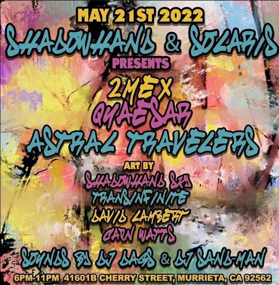 quaesar's tweet photo. This Saturday in Murrieta!
Shadowhand × Solaris Beer &amp; Blending present
🔸 🔸 🔸 🔸 🔸 🔸 🔸
#hiphop #undergroundhiphop #hiphopculture #hiphopnation #hiphopmusic #hiphopart #livehiphop #riverside https://t.co/d8IMmiC5mr