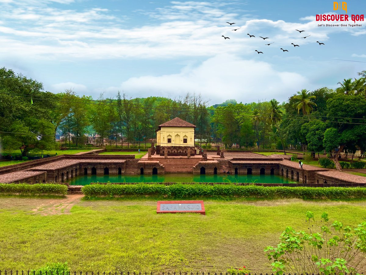 Safa Mosque is a mosque located at Ponda within Goa, India. It is a sixteenth century Islamic Monument. The mosque has a complex consisting of garden and fountains. The terracotta tile roof accommodates a rectangular prayer hall.