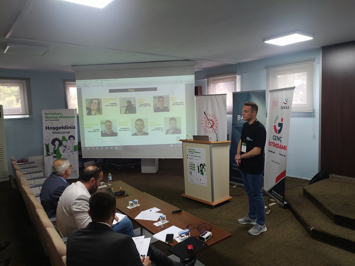 Ve ekipler jüri karşısında

#Gençİstihdamı

<a href="/TCSanayi/">Sanayi ve Teknoloji Bakanlığı</a> <a href="/SavunmaSanayii/">SSB</a> <a href="/dijital/">Dijital</a> <a href="/KalkinmaAjansGM/">Kalkınma Ajansları Genel Müdürlüğü</a> <a href="/beunedutr/">Zonguldak Bülent Ecevit Üniversitesi</a> <a href="/krbkuni/">Karabük Üniversitesi</a> @bartinedu <a href="/TCBAKKA/">TCBAKKA</a> <a href="/siberkume/">Türkiye Siber Güvenlik Kümelenmesi</a>