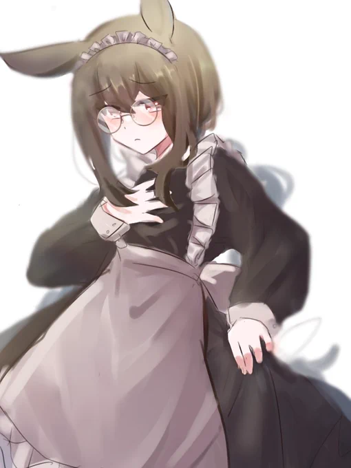 メガネメイドアヤベさん
 #ウマ娘  #アドマイヤベガ 