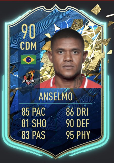 futchi01's tweet photo. Hoy salen los TOTS de la Saudí y es imposible no acordarnos de esta bestia. Por lejos el único TOTS realmente usable y buenísimo de esa liga. Mejor DFC de FIFA 20 por escándalo. https://t.co/NRCrD4gRNN