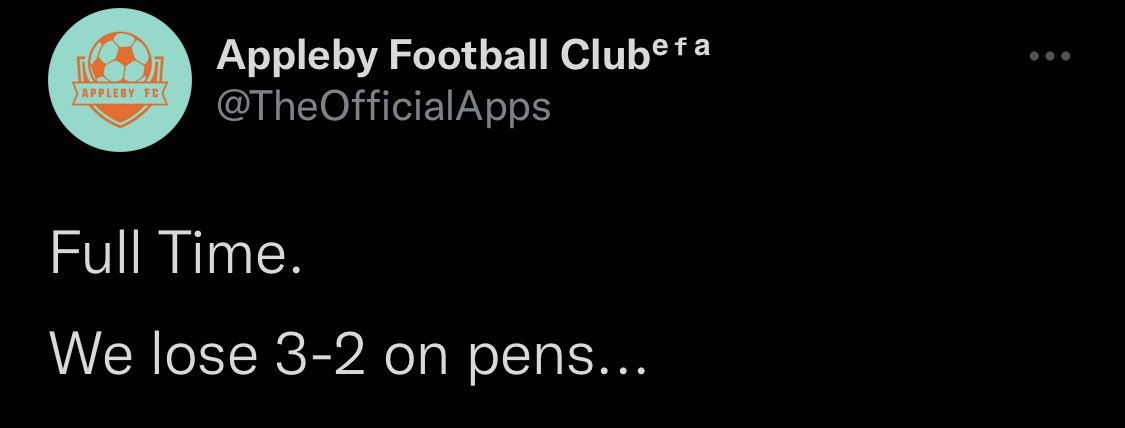 Appleby United Fan Tom tweet media