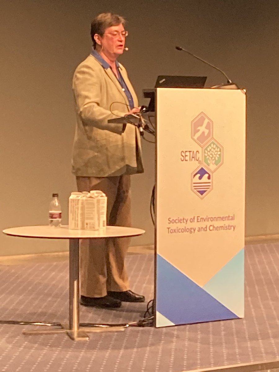TamarSchlekat's tweet photo. @JanetGHering inspiring us all in  @SETAC_world to engage in #ActionableResearch https://t.co/9belbUyHZX
