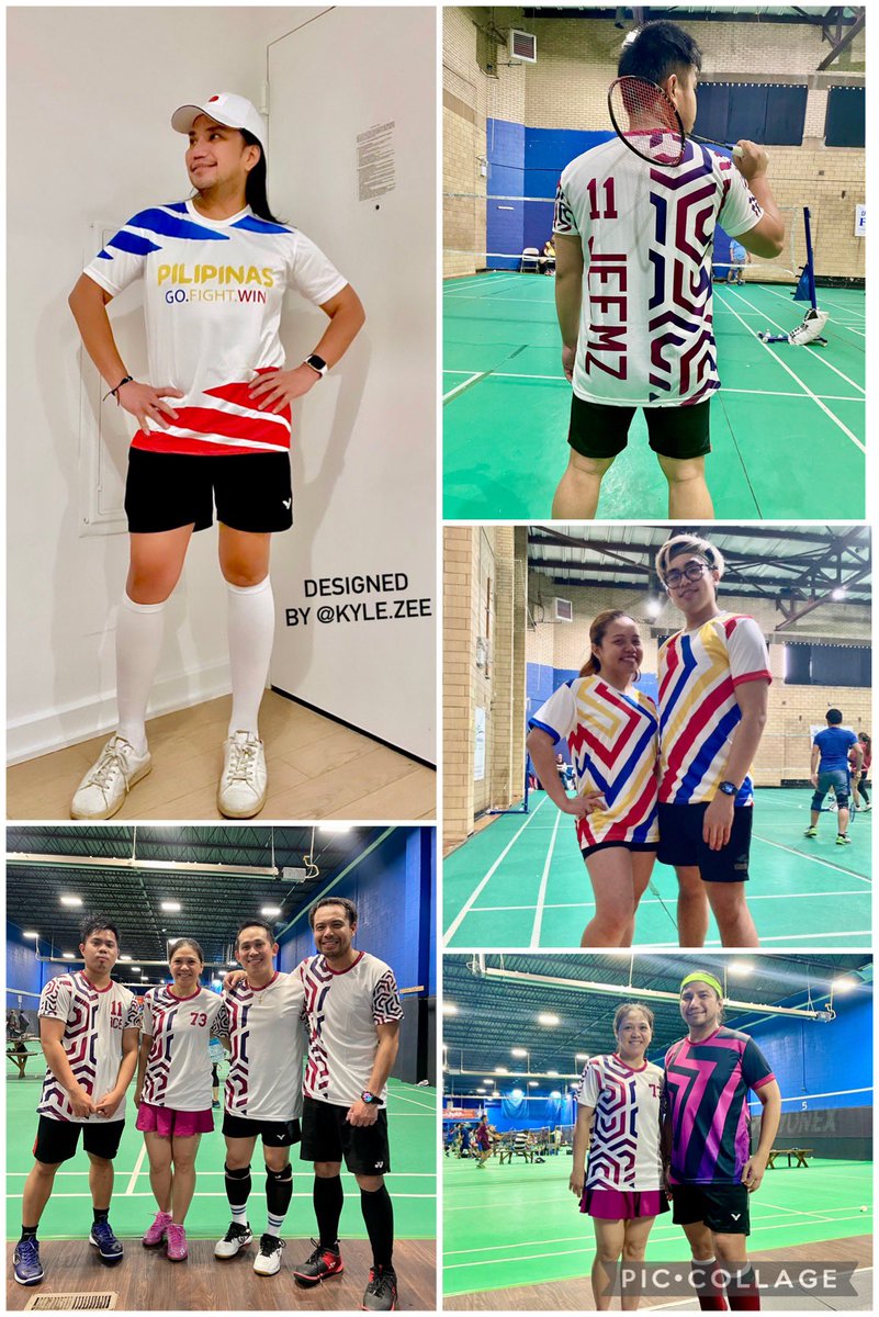 ronsjvill's tweet photo. Newest jersey shirt 👕 design brilliantly conceptualized by @itskylezee,a member of Filipino Badminton Club of New York ❤️ #filipinodesign #Badminton #NewYork @YonexAllEngland @NYBCnews @yonex_badminton @USABadminton @badmintonupdate @canadabadminton @bwfmedia https://t.co/s18B3a7rxE