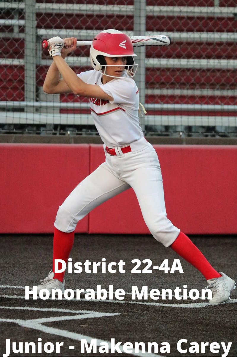 Congrats Brooklyn, Hannah, &amp; Makenna for All-District Honorable Mention🎉