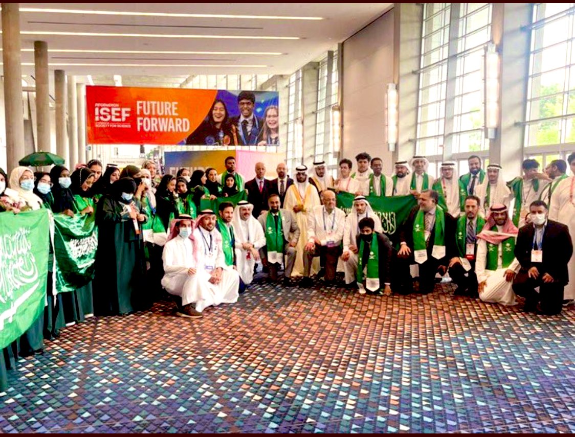 Puredot2030's tweet photo. انتم فخر أبناء هذا البلد ونتاج رؤية #2030  .. 
أنتم صناع مستقبل مملكتنا الغالية مبارك لنا أنتم ومبارك فوزكم 🇸🇦🤍. 

 #ايسف_2022 #سعوديون_ينافسون_العالم

 #ISE2022 https://t.co/vHONtrfCfS