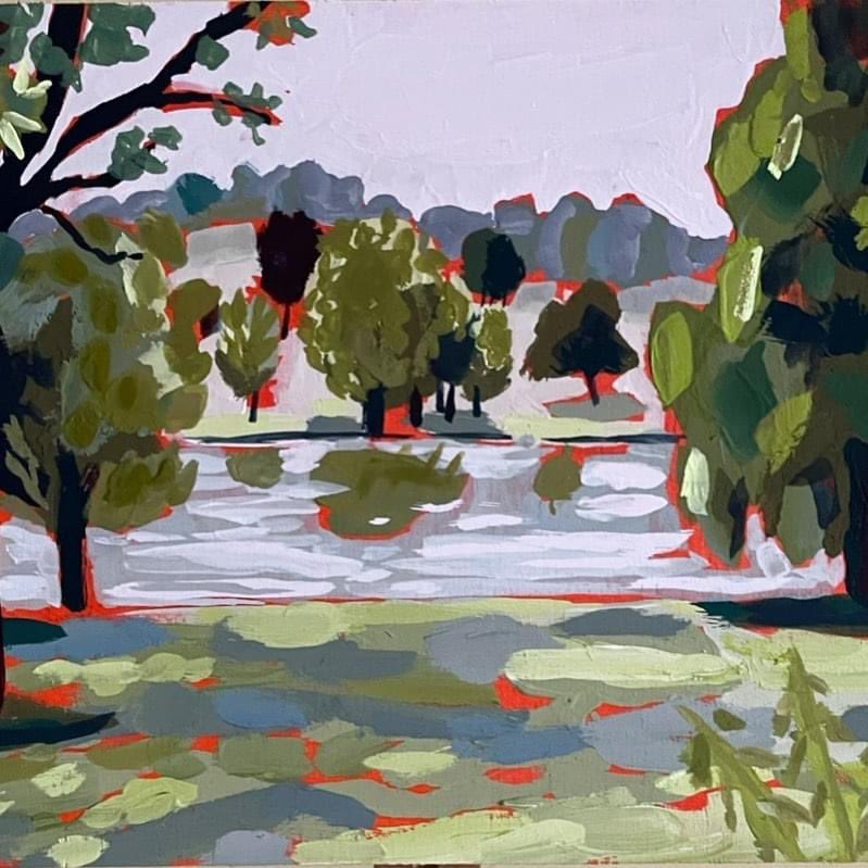 BigUpYourArt's tweet photo. Trees and pond #painting #tranquil #beckybaur #gouacheacryla #trees #nature #arboristsofinstagram #arborist #artforsale #affordableart #hackneyartist 🎨 https://t.co/MVROoU6CW6