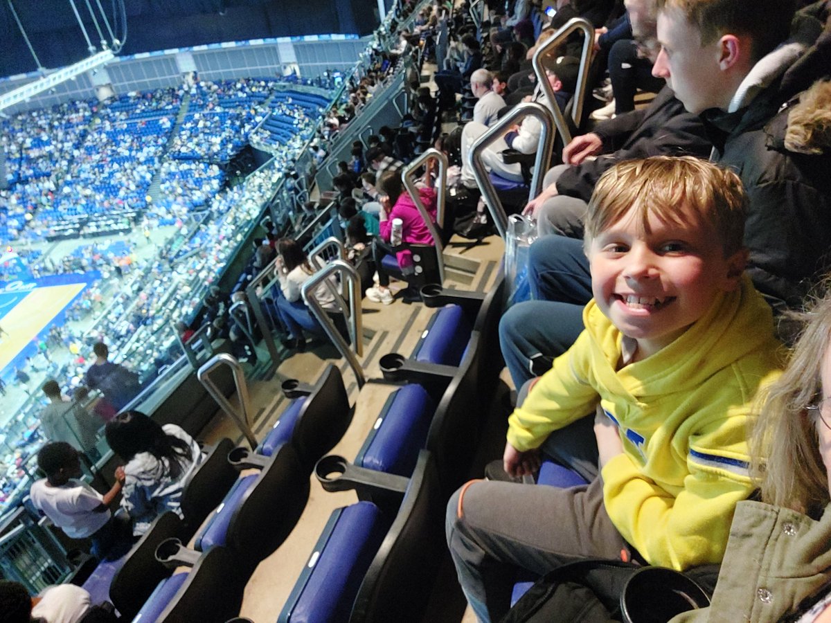 British basket ball play off finals at the 02 Arena! 🏀😃