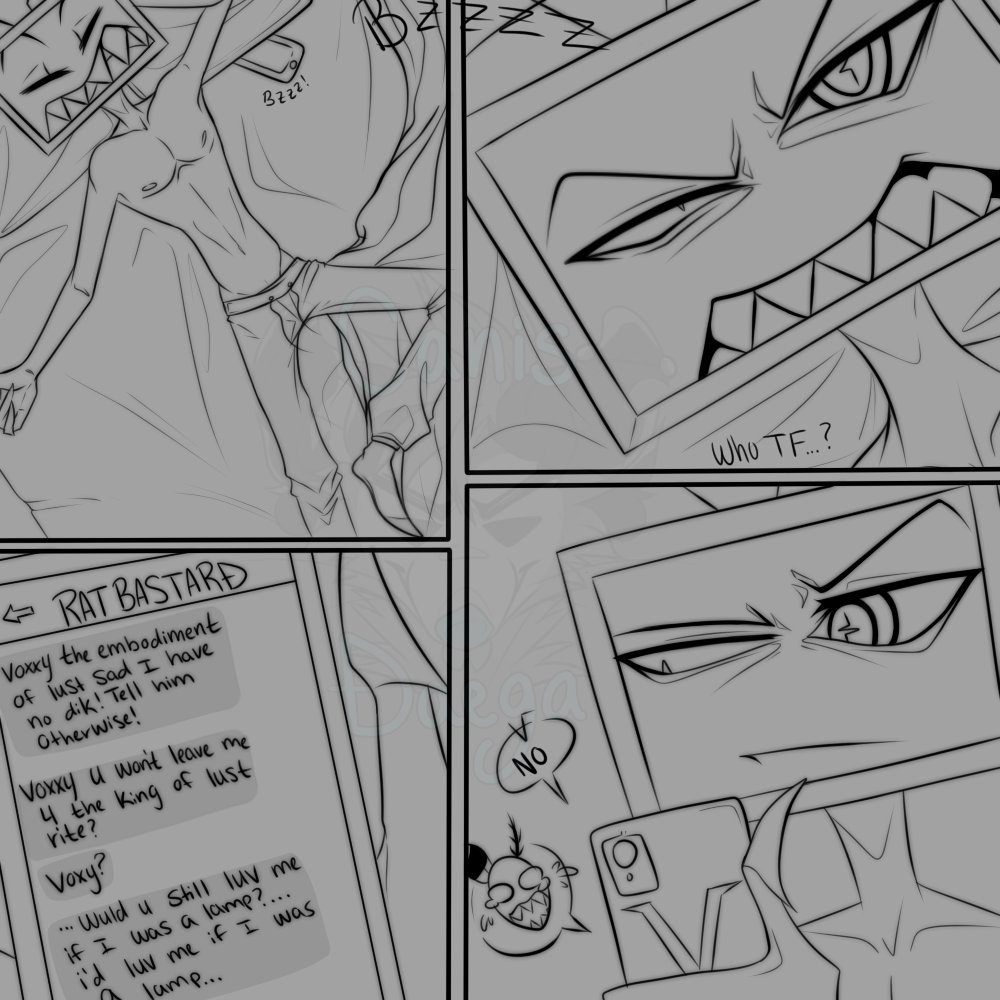 A meme that happened in my RP server 

#HazbinHotelValentino #HazbinHotelVox #VoxVal