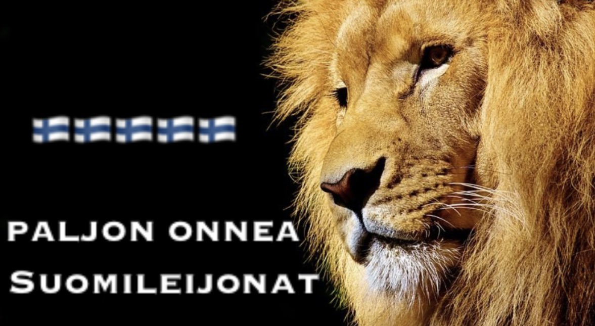 ParturiF's tweet image. Aivan huikeaa🤩

Paljon onnea leijonille toivottaa Flokon tytöt ❤️
#Finland #Leijonat #suomi #floko #onnea