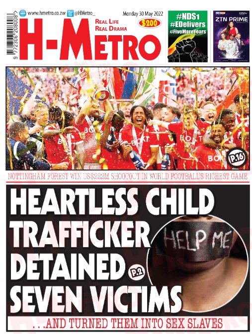 A LOCAL child trafficker is on the run after turning seven girls from Karoi, aged between 12 and 16, into sex slaves at her home in Chitungwiza. hmetro.co.zw/child-traffick…
