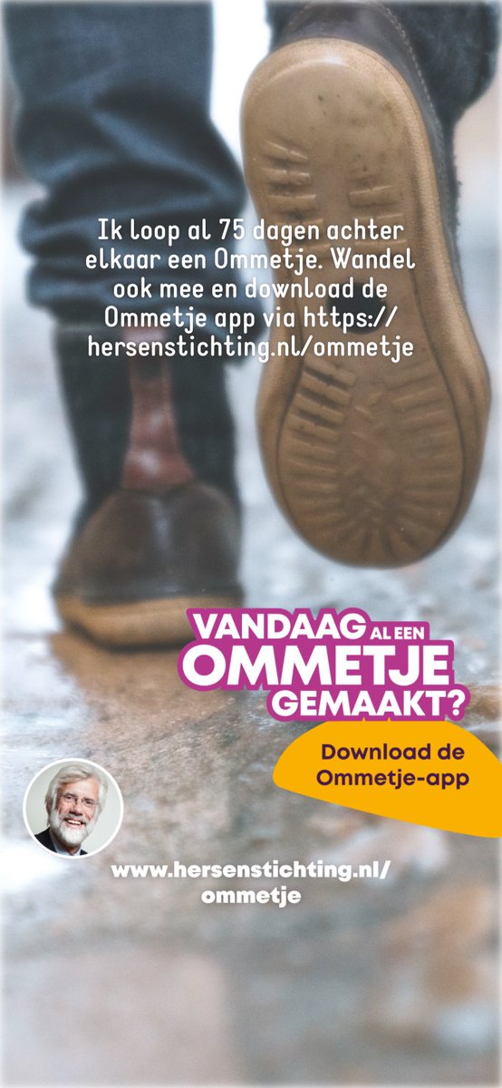 HansB22's tweet photo. Ik loop al 75 dagen achter elkaar een Ommetje. Wandel ook mee en download de Ommetje app via https://t.co/WTTJKC9DbL https://t.co/gImUwEerIz