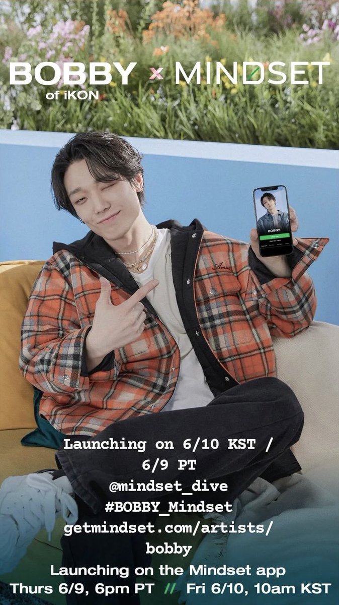 j_iK0NIC's tweet photo. OMG HE LOOKS SO GOOD!! Our Bobby looks soooo good! Are you excited?? Have you downloaded the app??

Lets spread the word and trend Bobby! Drop the tags!

#BOBBY_Mindset   #바비  @YG_iKONIC @bobbyranika @mindset_dive https://t.co/VIseazFpwZ