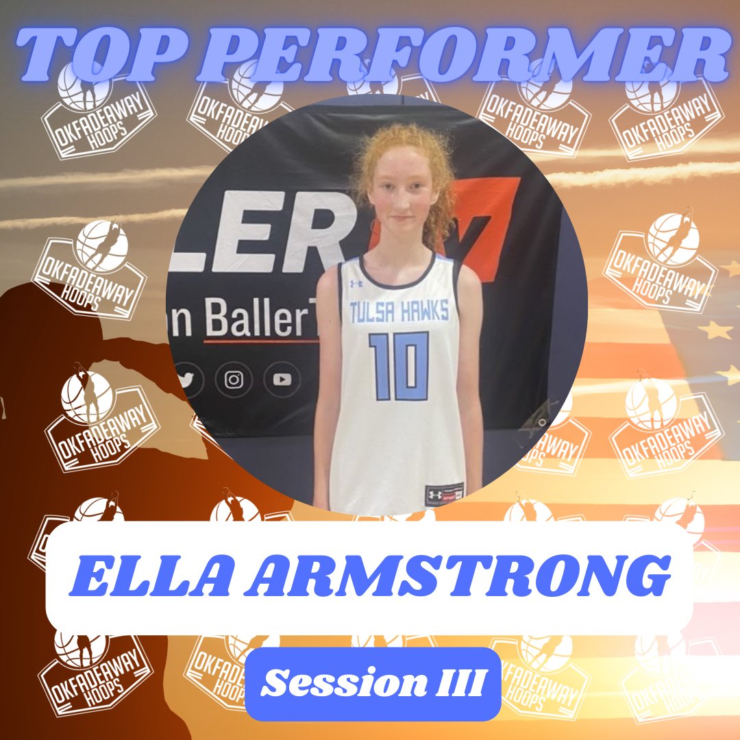 #10 Ella Armstrong: Tulsa Lady Hawks 2027. She has a game best described as fluid, smooth, &amp; cerebral. Her rangy frame immediately belies her toughness in &amp; around the paint. An excellent on floor communicator that possess great spatial awareness!