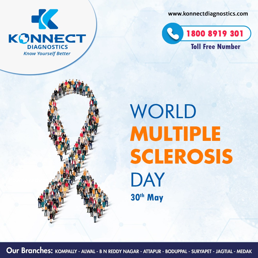 KonnectDiagnos2's tweet photo. World multiple sclerosis day
#konnectdisgnostics #sclerosisday #diagnosticsinhyderabad https://t.co/KvpczYQKxw