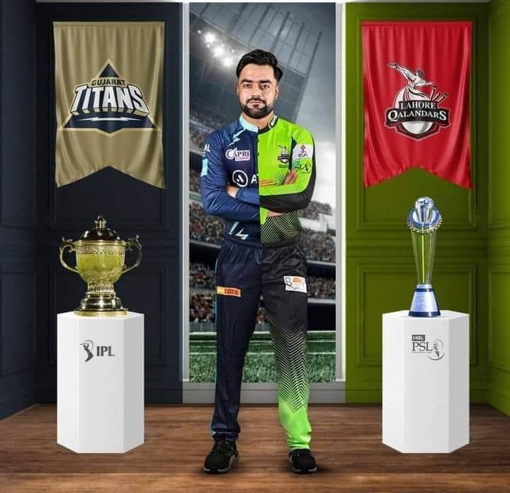 EngShakerAhmad2's tweet photo. Rashid Champions the Khan.. #PSL2022 #IPL2022Final https://t.co/3p5s3hGd6K