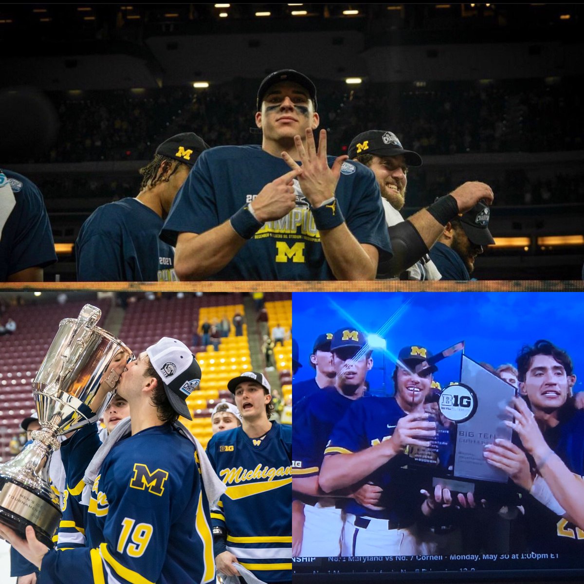 Don Thomas (@realdonthomas) on Twitter photo Michigan won the Big Ten Championship in 3 of the 4 Major North American sports in the 2021-22 year.
Elite athletic program. #GoBlue <a href="/UMichAthletics/">Michigan Athletics 〽️</a> Michigan won the Big Ten Championship in 3 of the 4 Major North American sports in the 2021-22 year.
Elite athletic program. #GoBlue <a href="/UMichAthletics/">Michigan Athletics 〽️</a>