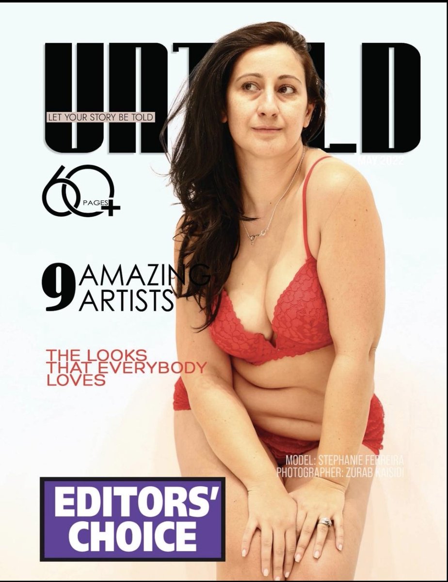 LeafsgirlSteph's tweet photo. Still stoked that I got on the cover of  #UntoldMagazine 

Purchase your copy at https://t.co/6Ibalr9Mz7 https://t.co/suT7jA5eim