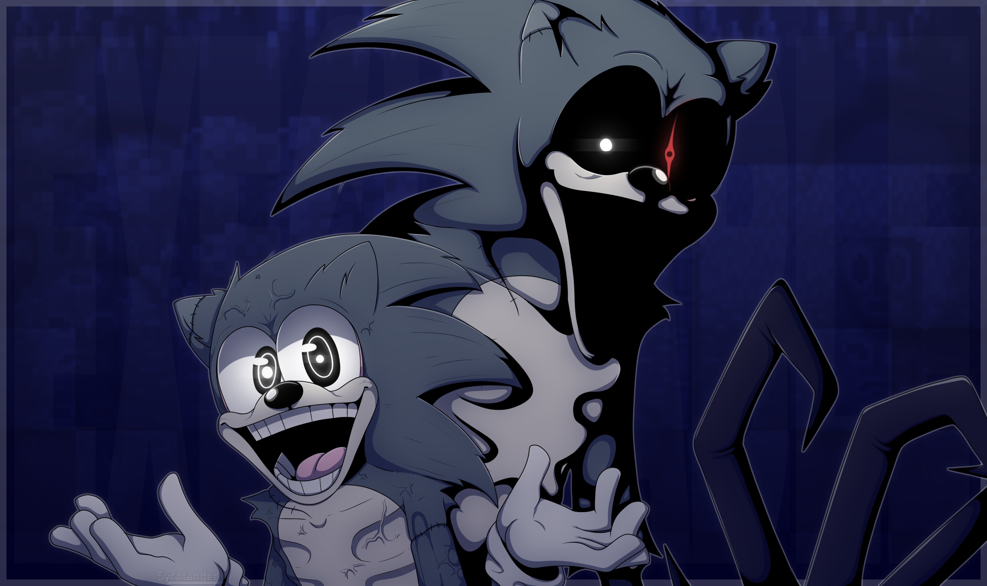 The Canonical Sonic.EXE by Fernanmemes on Newgrounds