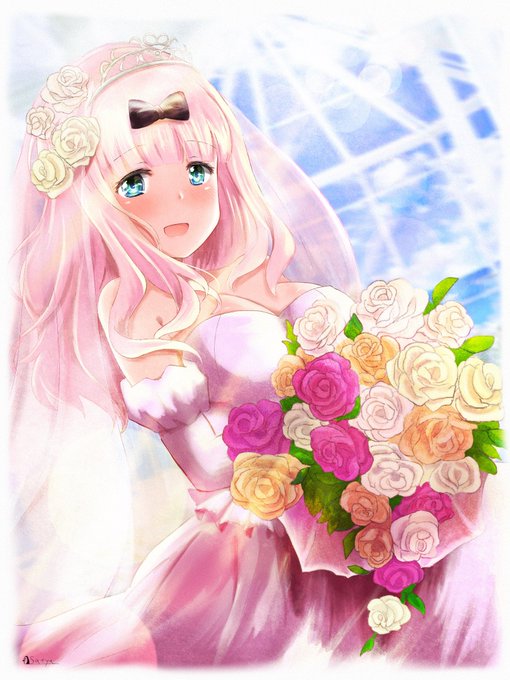 「極黒リボンのお嫁さん」

#かぐや様アート_ウルトラロマンティック部門
#かぐや様アート_日常部門
#かぐや様 
#kaguyasamaloveiswar 
#kaguyasama 