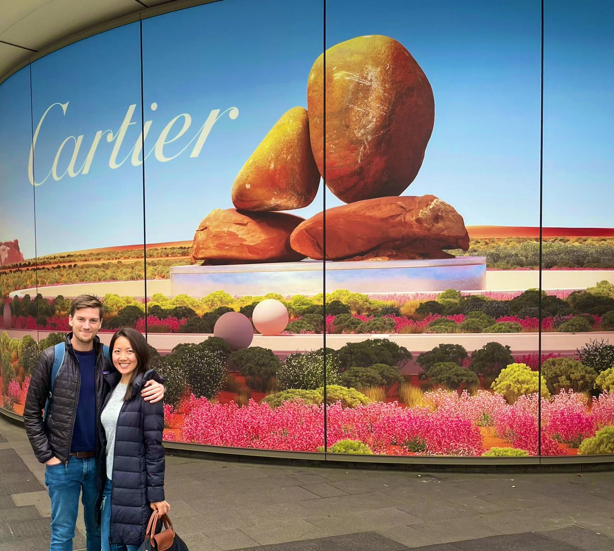 comeandzee's tweet photo. Gm! It’s our first day in Sydney ☕️! @0xando will be joining the talented team @Immutable &amp; both our offices are across the road from @paul_milinski campaign for @Cartier! Ty to the community @thelucidplanet for joining &amp; co-creating the future of fine art x storytelling in web3! https://t.co/0Psac1bF6M