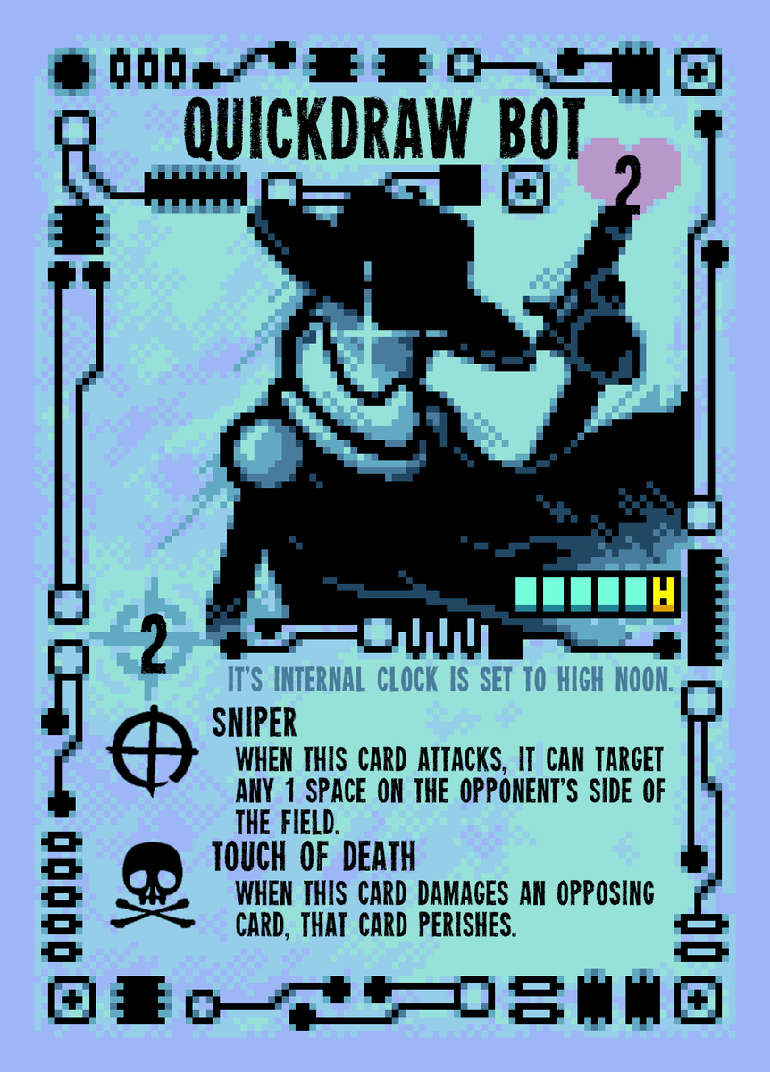 MinerMateCoffee's tweet photo. I have been recently informed that @DMullinsGames saw my 69th card tweet and actually liked it
So now I am contractually obligated to show off some of my other cards because now I am confident I am not trash at making them if Mr. Inscryption himself liked them. (1/3) https://t.co/Z08QYHoHwQ