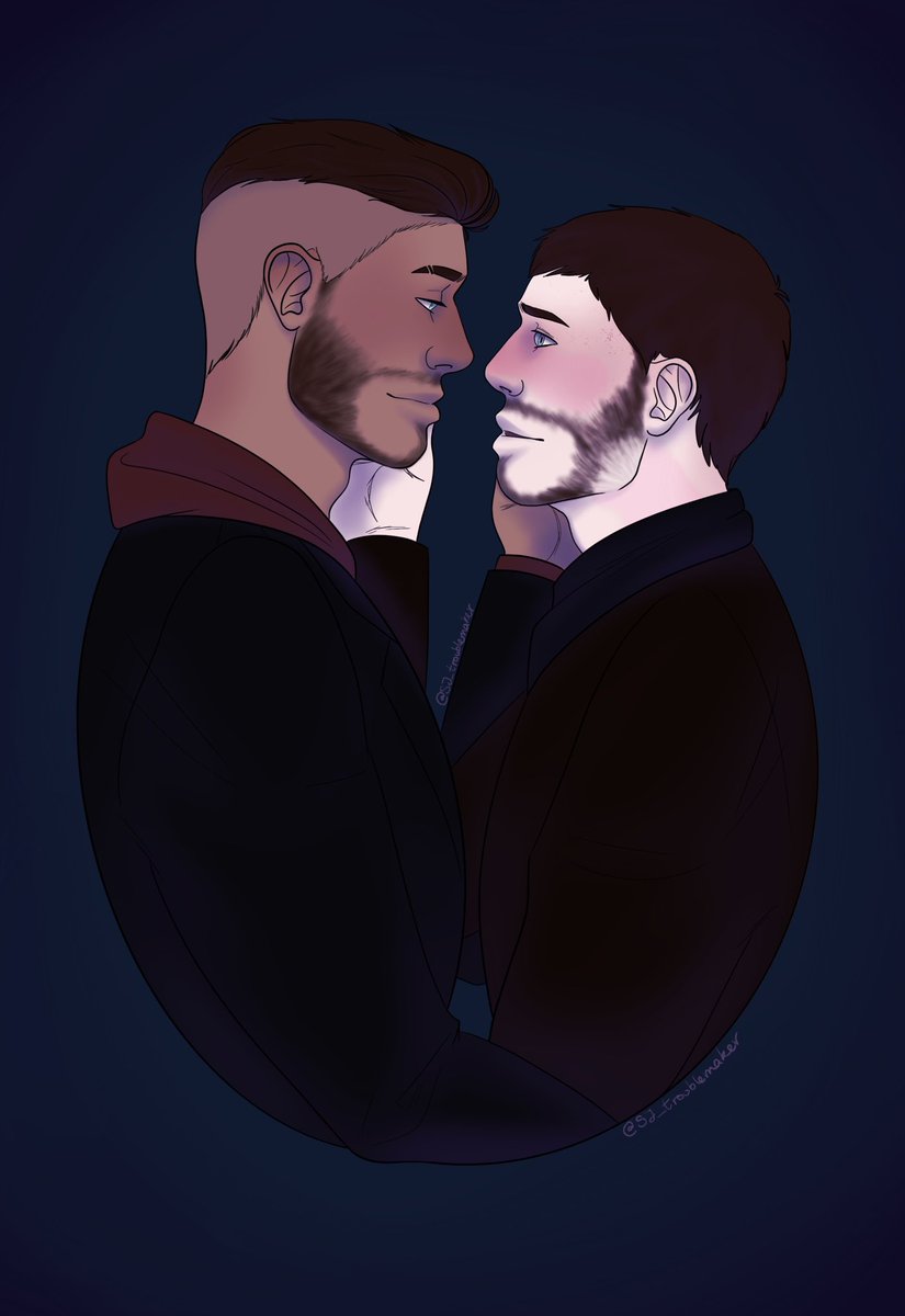 SJ_troublemaker's tweet photo. Blake ciego y Jota con vitiligo AU porque quiero y puedo 💕✨
Ademas de que J fue quien entrenó a Luna para ser perro guía✨

#blake #jota #InfamesRP #InfamesRPfanart #fanart #GTARP #jake https://t.co/myFi9rvKTg